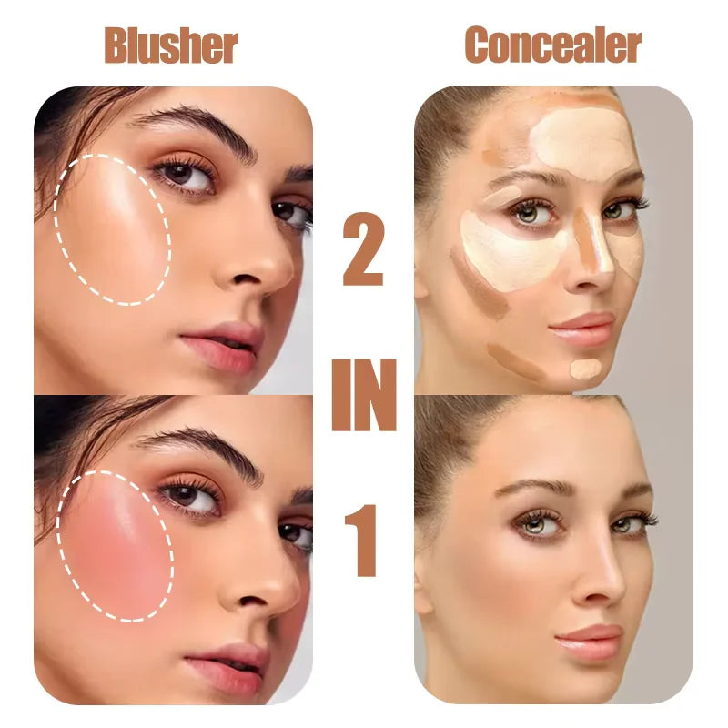 Nexora™ 12-color Plum Blossom Concealer - Makeup brush Set