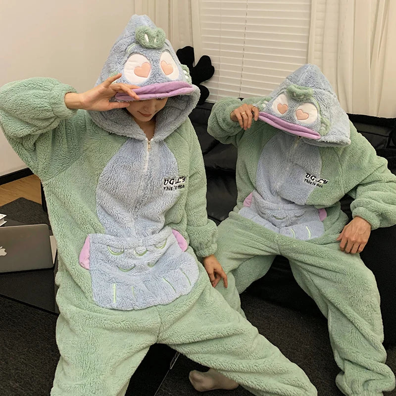 Nexora™ Kigurumis Winter Couple Pajamas