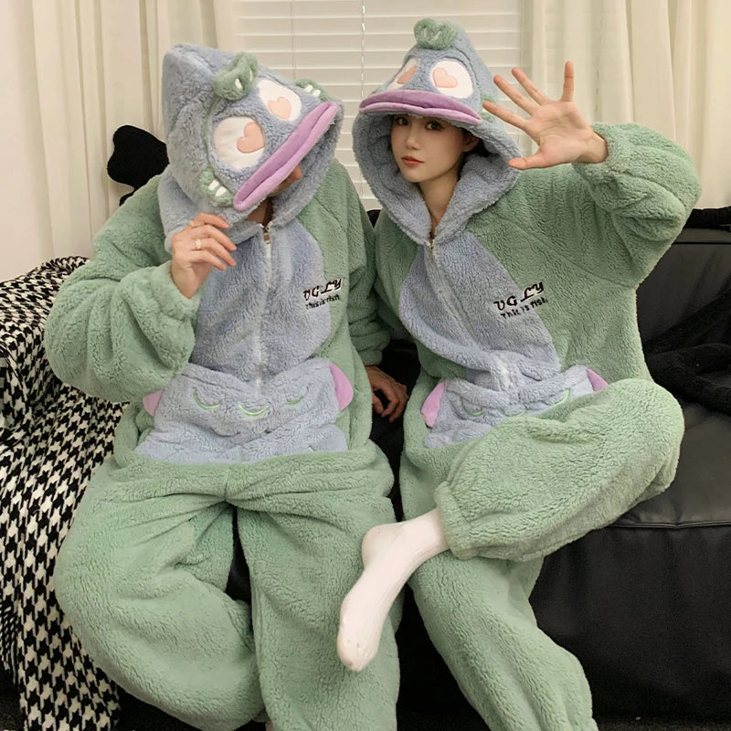 Nexora™ Kigurumis Winter Couple Pajamas