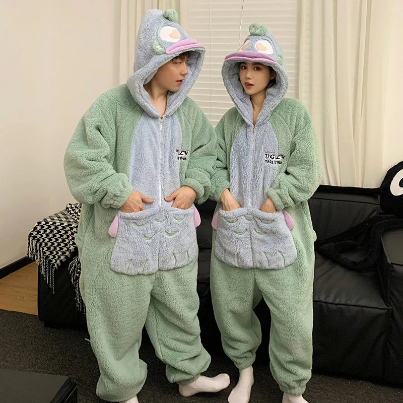 Nexora™ Kigurumis Winter Couple Pajamas
